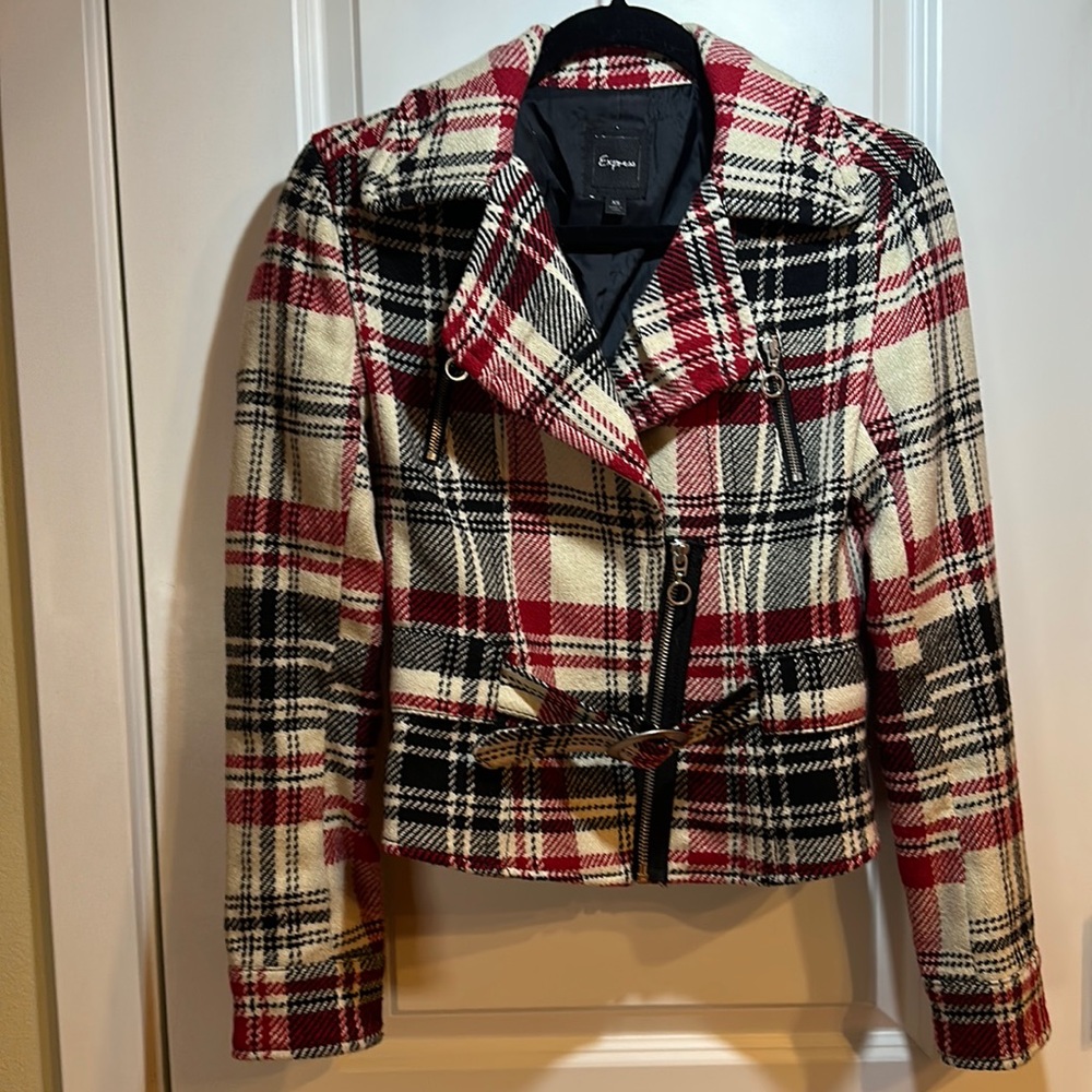 Vintage Express plaid jacket. Size Xs